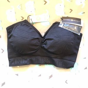 Kindred Bravely pumping bra, black, size medium